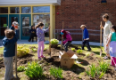 fforts to create outdoor learning spaces are underway