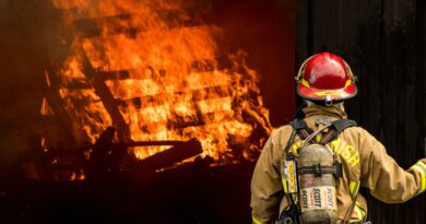 MONROE, N.H. — Firefighters pulled a man from his burning home