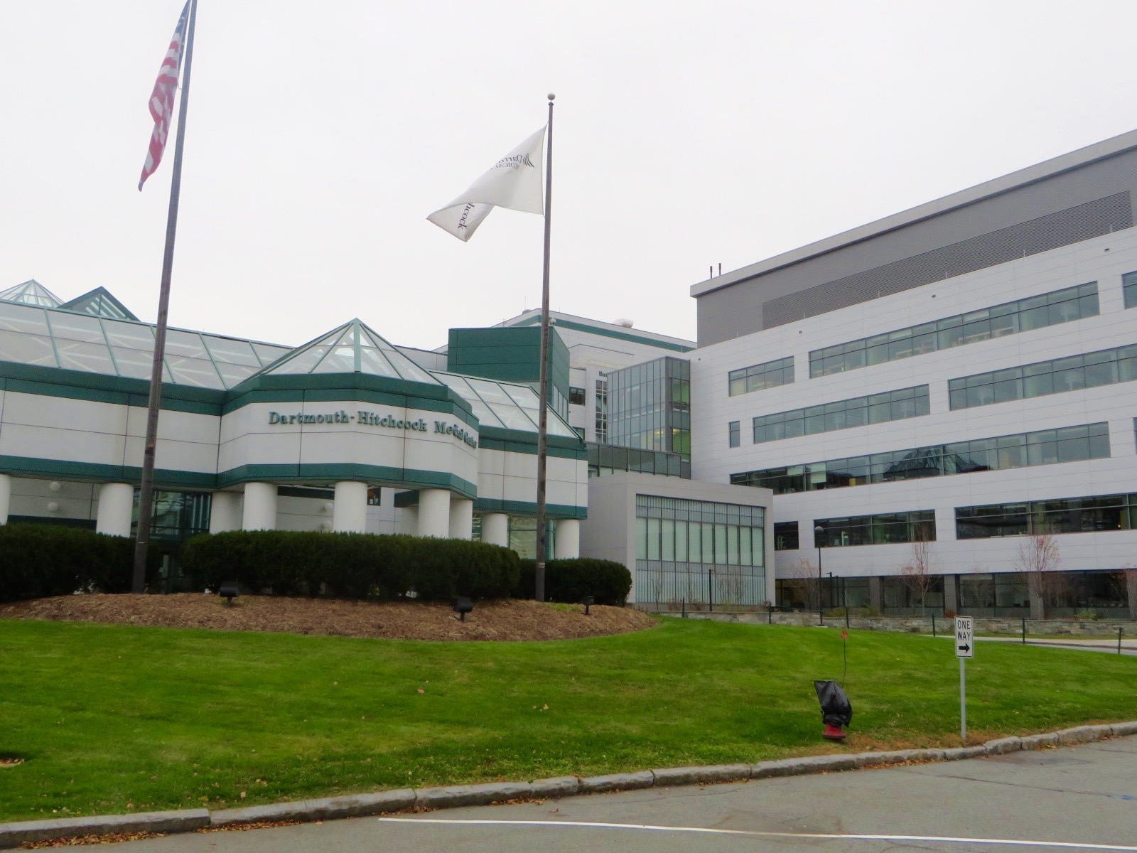 Exterior of Dartmouth Hitchcock Medical Center in Lebanon, New Hampshire