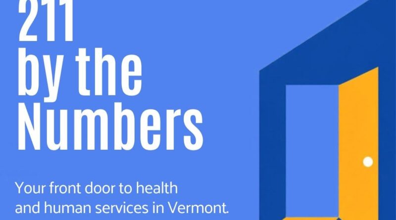Vermont 211 by the Numbers information graphic