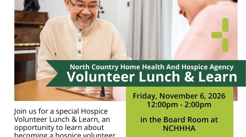 North Country Home Health & Hospice Hosts Volunteer Lunch & Learn in Littleton