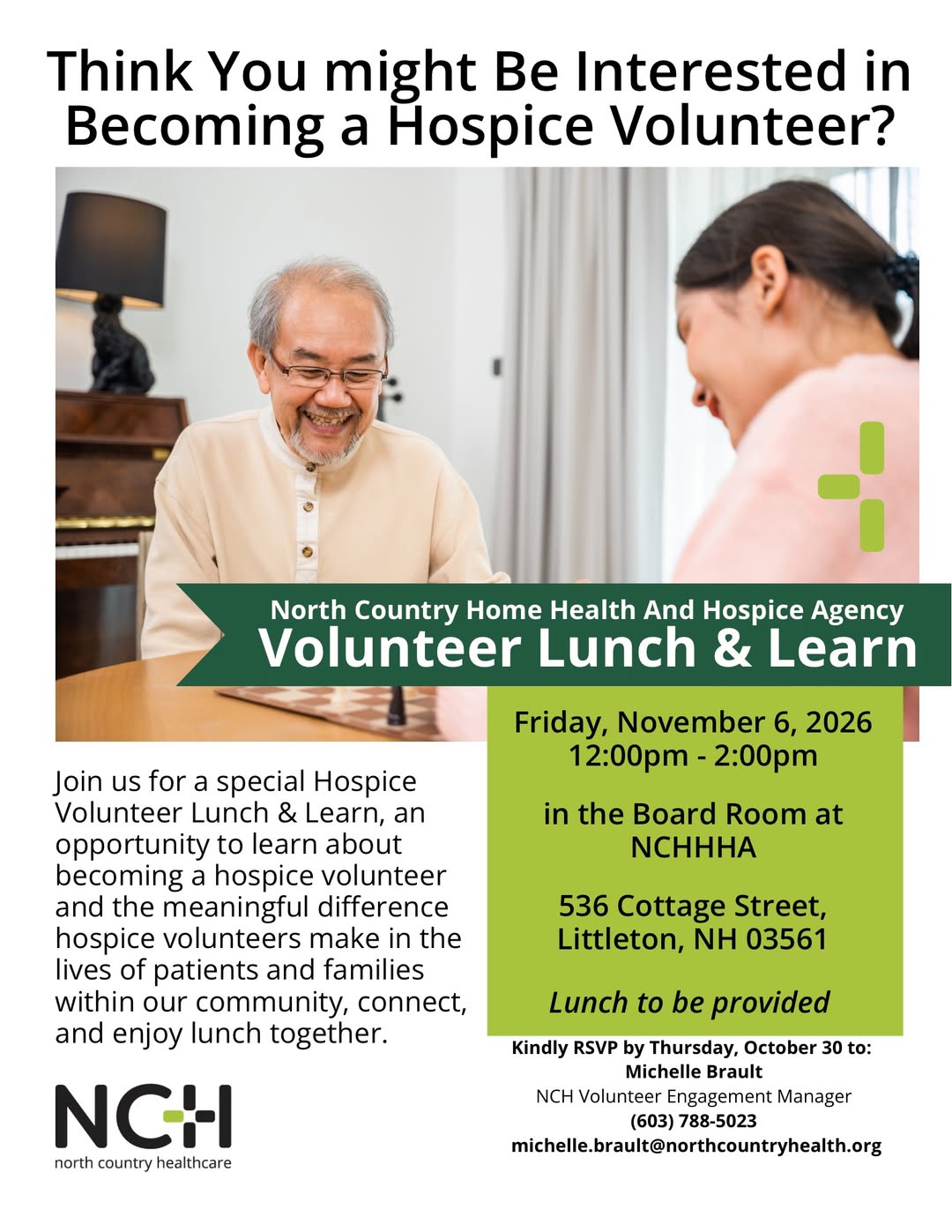 North Country Home Health & Hospice Hosts Volunteer Lunch & Learn in Littleton