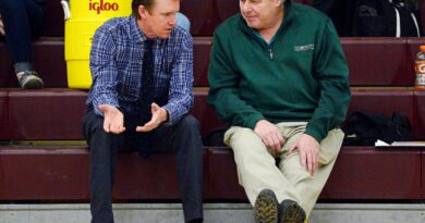 Former Colebrook boys basketball coach Buddy Trask