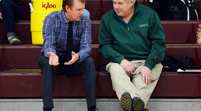 Former Colebrook boys basketball coach Buddy Trask