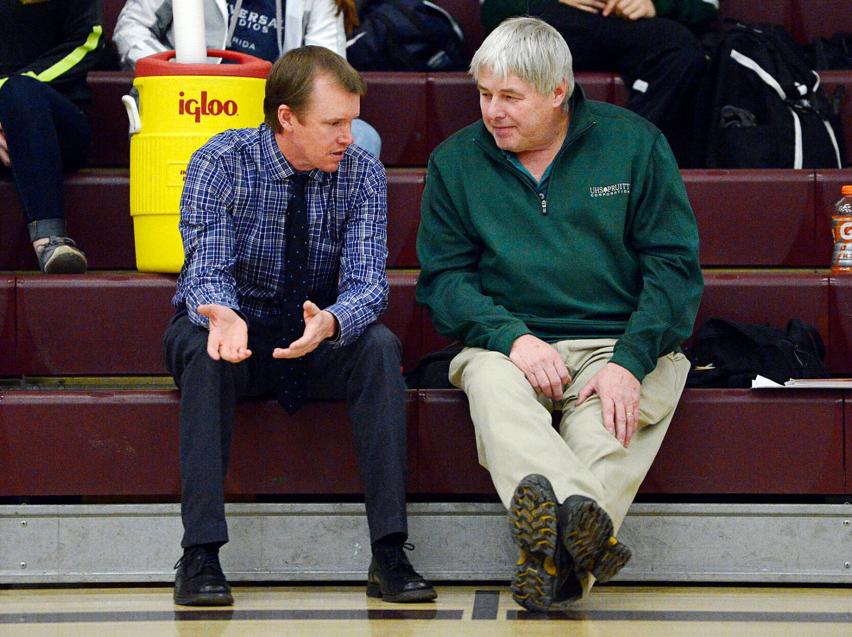 Former Colebrook boys basketball coach Buddy Trask