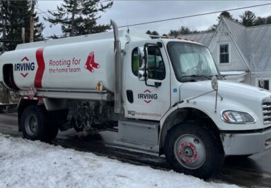 Heating fuel delivery truck in New Hampshire