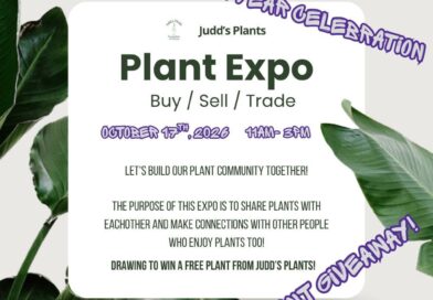 Judd's Plants Plant Expo flyer - Buy / Sell / Trade, October 17th, 2026
