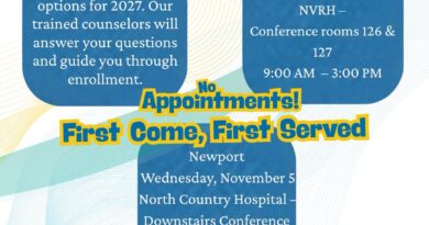 Medicare Open Enrollment Clinic 2026 flyer, Northeast Kingdom Council on Aging