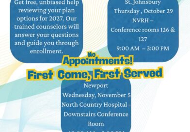 Medicare Open Enrollment Clinic 2026 flyer, Northeast Kingdom Council on Aging