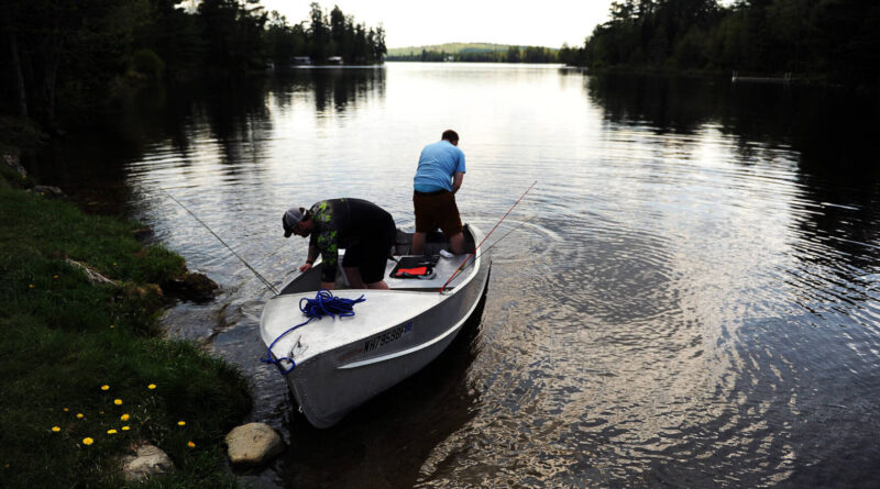 Burns Lake in Whitefield, New Hampshire