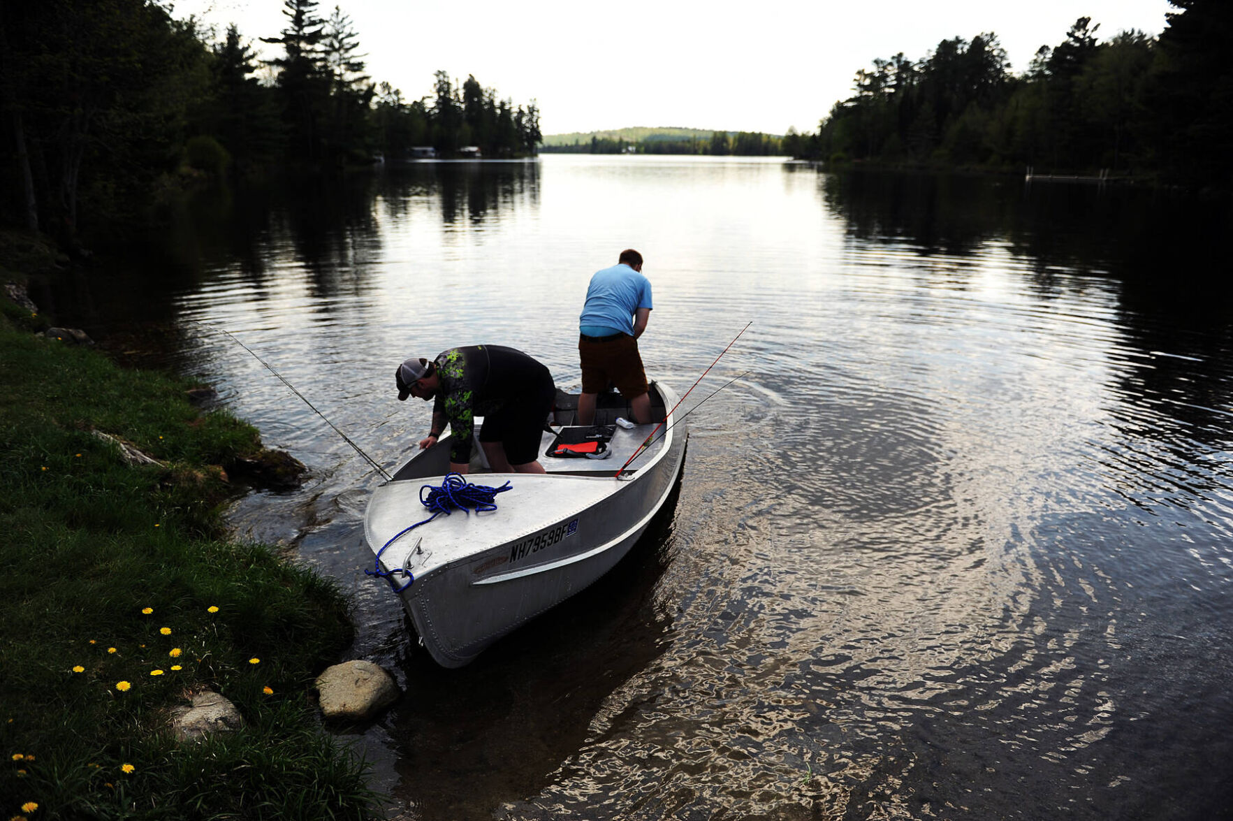 Burns Lake in Whitefield, New Hampshire