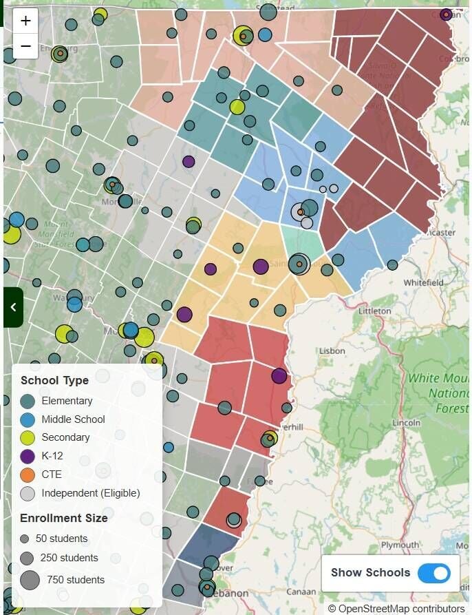 Northeast CESA and Act 170 school district merger study committees in Vermont