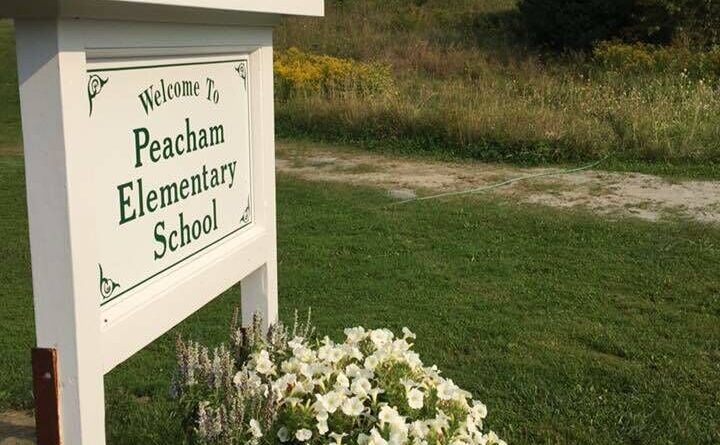 Peacham School building in Peacham, Vermont