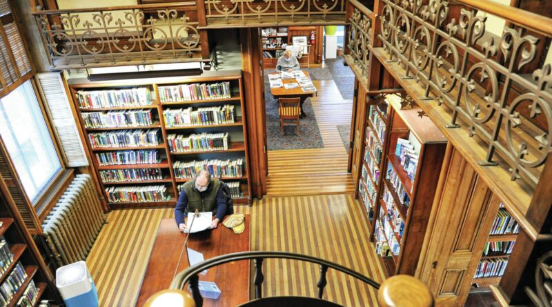 Interior of the St. Johnsbury Athenaeum