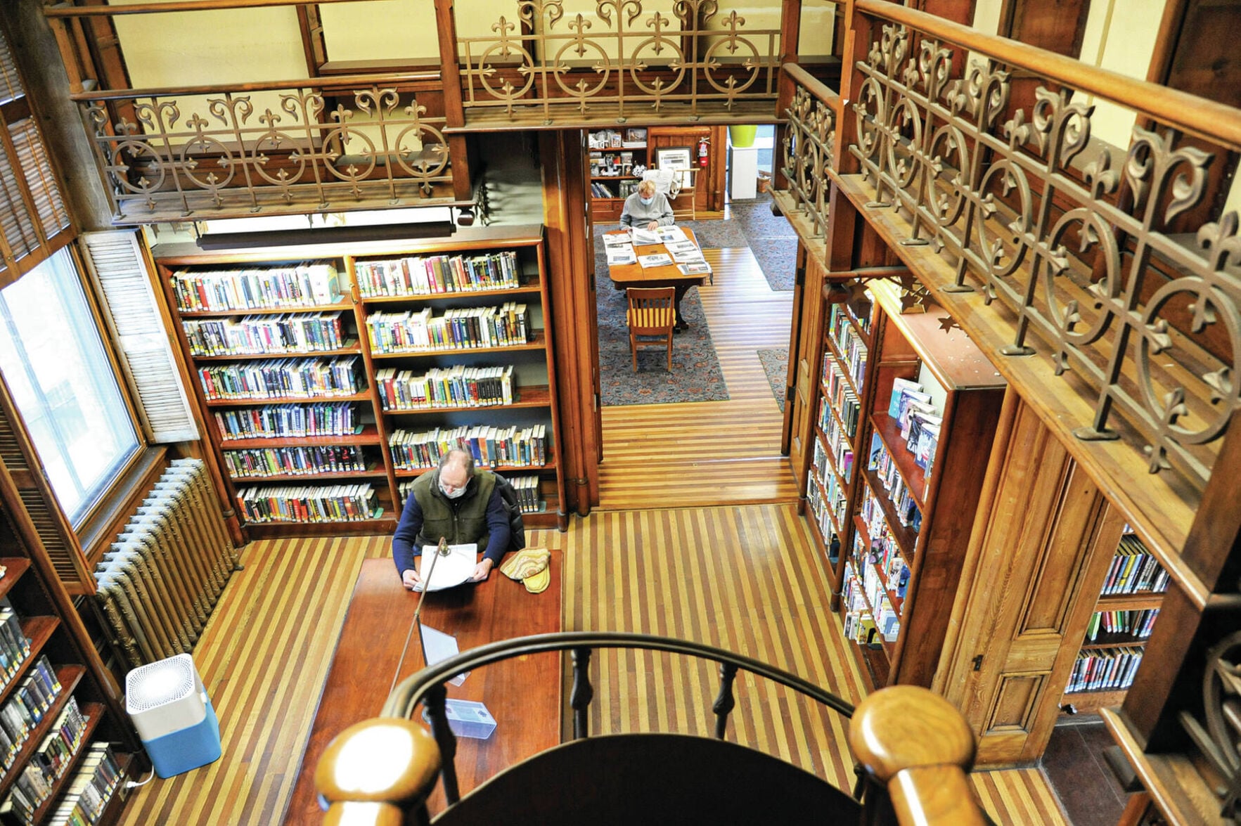 Interior of the St. Johnsbury Athenaeum