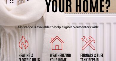 United Way 211 flyer: Need help heating your home? Assistance is available to help eligible Vermonters with heating and electric bills, weatherizing your home, and furnace and fuel tank repair. Dial 211 or text zip code to 898211.