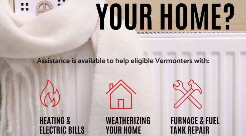 United Way 211 flyer: Need help heating your home? Assistance is available to help eligible Vermonters with heating and electric bills, weatherizing your home, and furnace and fuel tank repair. Dial 211 or text zip code to 898211.