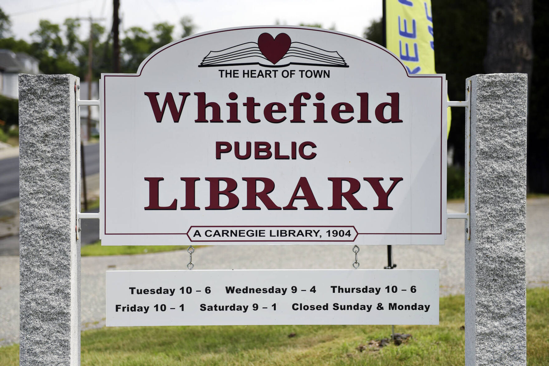 Whitefield Public Library in Whitefield, New Hampshire, site of a planned expansion