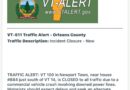 VT-ALERT traffic alert: VT 100 closed in Newport Town
