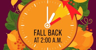 Daylight Saving Time Ends Sunday, November 1